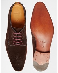 Темно-коричневые броги от Paul Smith