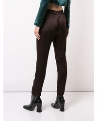 Женские темно-коричневые брюки-галифе от Haider Ackermann