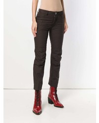 Женские темно-коричневые брюки-галифе от Sonia Rykiel
