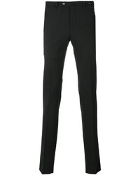 Мужские темно-коричневые брюки из саржи от Pt01