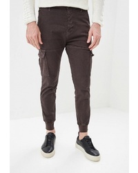 Темно-коричневые брюки карго от Dali