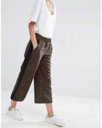 Темно-коричневые брюки-кюлоты от Asos