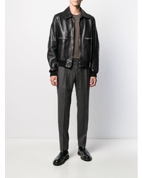 Темно-коричневые брюки чинос в клетку от Pt01