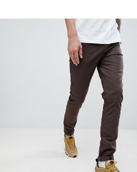 Темно-коричневые брюки чинос от ASOS DESIGN