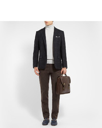 Темно-коричневые брюки чинос от Canali