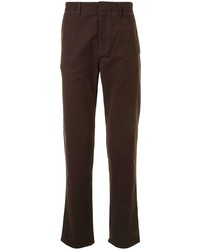 Темно-коричневые брюки чинос от Cerruti 1881