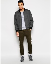 Темно-коричневые брюки чинос от Selected