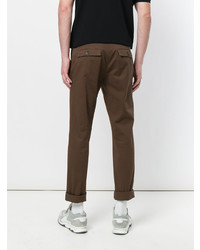 Темно-коричневые брюки чинос от Department 5