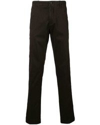 Темно-коричневые брюки чинос от Corneliani