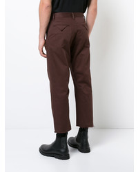 Темно-коричневые брюки чинос от Siki Im