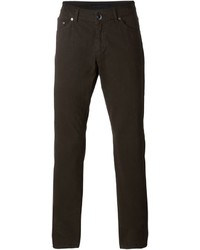 Темно-коричневые брюки чинос от Etro