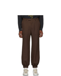 Темно-коричневые брюки чинос от Gucci