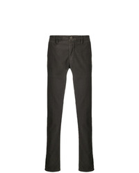 Темно-коричневые брюки чинос от Incotex