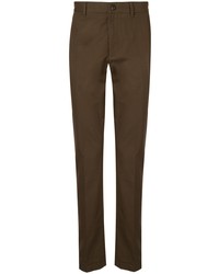 Темно-коричневые брюки чинос от Kent & Curwen