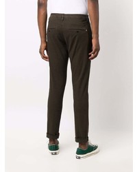 Темно-коричневые брюки чинос от Dondup