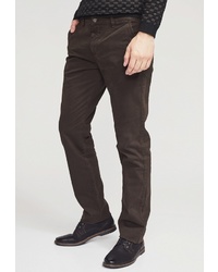 Темно-коричневые брюки чинос от MOSSMORE