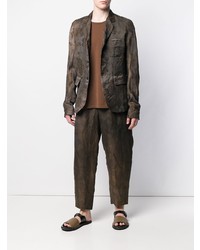 Темно-коричневые брюки чинос от Uma Wang