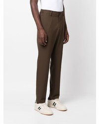 Темно-коричневые брюки чинос от BOSS