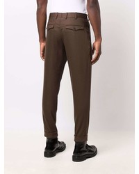 Темно-коричневые брюки чинос от Pt01
