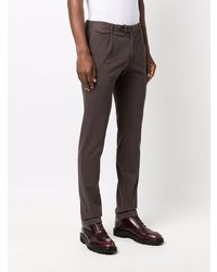 Темно-коричневые брюки чинос от Tagliatore