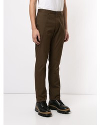 Темно-коричневые брюки чинос от Kent & Curwen