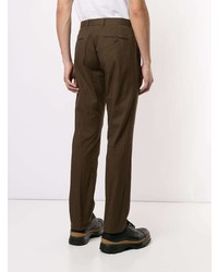 Темно-коричневые брюки чинос от Kent & Curwen