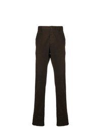 Темно-коричневые брюки чинос от Z Zegna