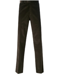 Мужские темно-коричневые брюки от Brioni