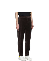 Темно-коричневые вельветовые брюки чинос от Harris Wharf London