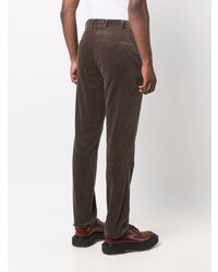 Темно-коричневые вельветовые брюки чинос от Aspesi