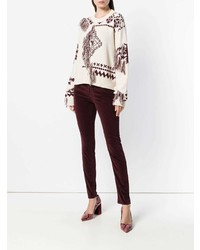 Темно-коричневые джинсы скинни от Just Cavalli