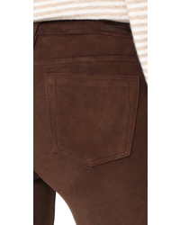 Женские темно-коричневые джинсы от AG Jeans