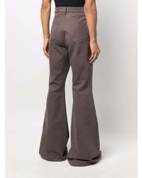 Мужские темно-коричневые джинсы от Rick Owens