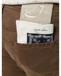 Мужские темно-коричневые джинсы от Jacob Cohen