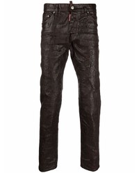 Мужские темно-коричневые джинсы от DSQUARED2