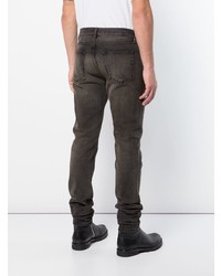 Мужские темно-коричневые джинсы от Yeezy