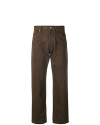 Женские темно-коричневые джинсы от Jacquemus
