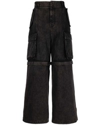Мужские темно-коричневые джинсы от Juun.J