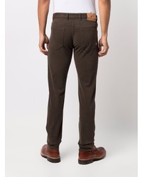 Мужские темно-коричневые джинсы от Pt05