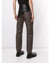 Мужские темно-коричневые джинсы от Bottega Veneta
