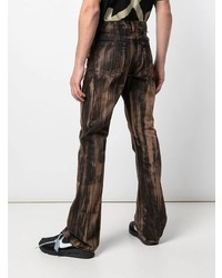 Мужские темно-коричневые джинсы от Off-White