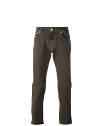 Мужские темно-коричневые джинсы от Pt05
