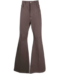Мужские темно-коричневые джинсы от Rick Owens