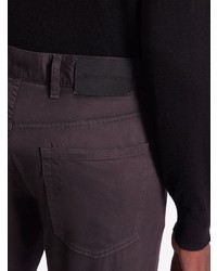 Мужские темно-коричневые джинсы от Ermenegildo Zegna