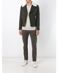 Мужские темно-коричневые джинсы от Pt05