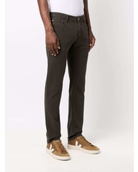 Мужские темно-коричневые джинсы от Hand Picked