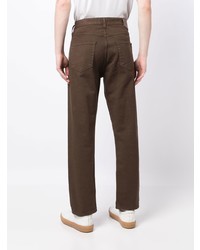 Мужские темно-коричневые джинсы от YMC