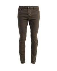 Мужские темно-коричневые джинсы от Terance Kole