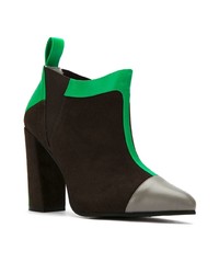 Темно-коричневые замшевые ботильоны от Studio Chofakian