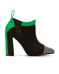 Темно-коричневые замшевые ботильоны от Studio Chofakian